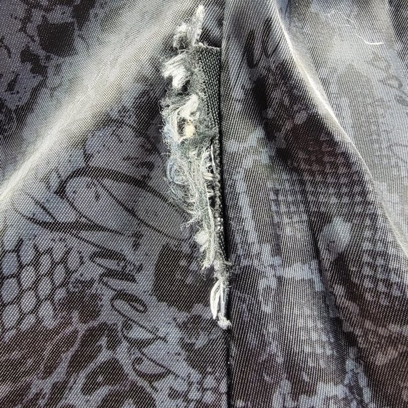 GUESS Wool Jacket S  Black Long Sleeve Zip/Toggle/Snap Closure Removable Hood - Picture 8 of 10